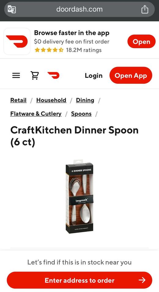 6支装29.9六件套勺子出口欧美厨具品牌SUS304食品级不锈钢外网售价11.42美元！折合要82元基地直邮 商品图11