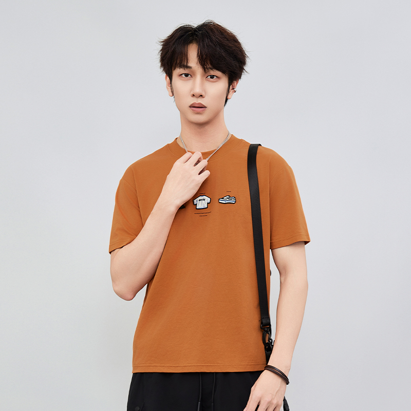 【新品上新】HX 夏季圆领短袖合体T恤S102522406101/02