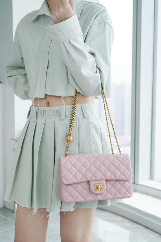 香奈儿- 23S 山茶花调节扣 cf小号 樱花粉 正品皮（LZ） 商品图4