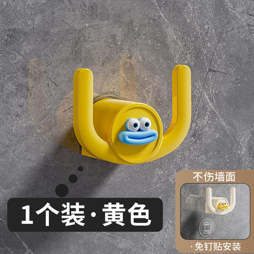 超值9.9两个！【新升级多功能壁挂，收纳神器！】浴室拖鞋架  家用墙上收纳神器 沥水挂钩-QA 商品图4