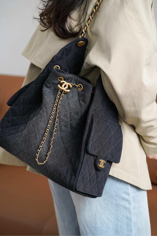 香奈儿 25s春夏秀款 深色牛仔 hoho bag链条包 小/中号   （MM） 商品图2