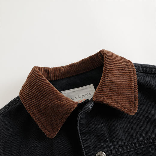 马克珍妮男童复古百搭软牛仔外套 儿童夹克2025年秋装新款551368 商品图3