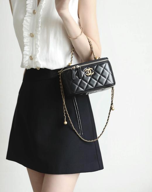 香奈儿 25S 春夏 双金珠化妆盒子白色 （LZ） 商品图6