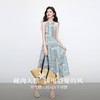 【专属特价】熙世界民族风无袖挂脖连衣裙女夏日新款波西米亚复古印花露肩长裙 商品缩略图2