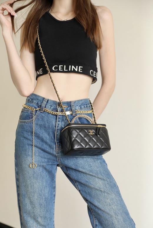 香奈儿  24ss 春夏透明手柄长盒子  单肩包  斜挎包 （LZ） 商品图7