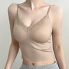 隐形不透！粉底液无痕内衣带胸垫吊带蕾丝美背心内搭外穿显瘦内衣 商品缩略图0