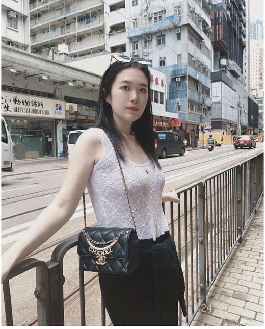 香奈儿  24A珍珠链条口盖包   单肩包 斜挎包 （LZ*MM） 商品图2