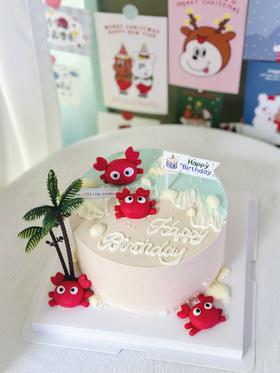 6-10寸 夏日沙滩（含部分翻糖配件）