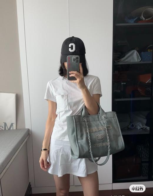 香奈儿  春夏水洗做旧牛仔沙滩包  单肩包  手提包 （LZ） 商品图2