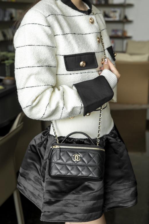 ChaneI 25c 新款 手柄盒子包 荔枝牛 方盒子（LZ） 商品图9