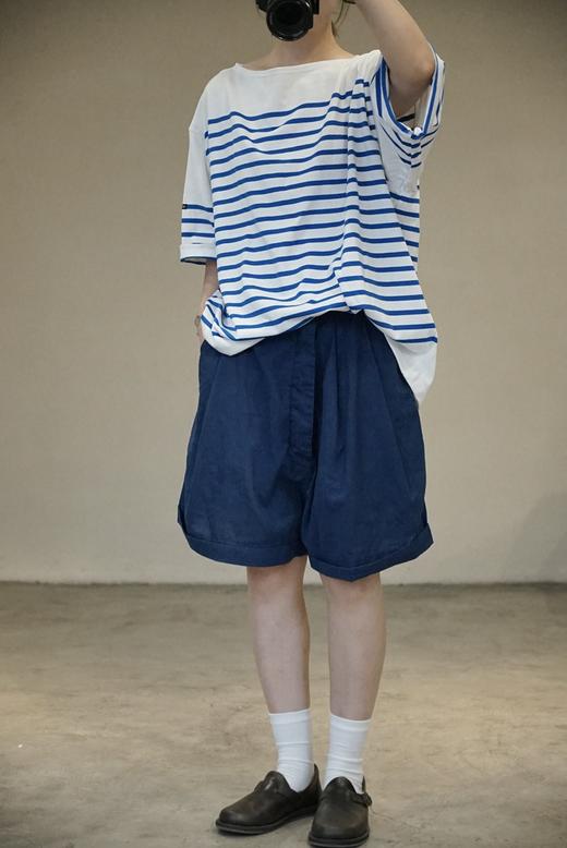 OUTIL经典多色短袖条纹T恤 商品图7