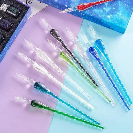 精巧玻璃笔（颜色随机） 商品图0