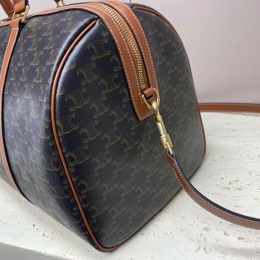 赛琳 中号标志印花牛皮革旅行包（LZ） 商品图7