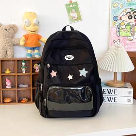 沐沐简约五角星书包