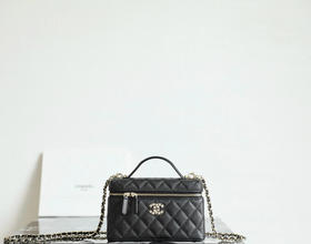 香奈儿25P春夏 爱心钻扣盒子 黑色 （MM）