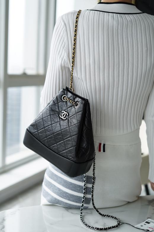 香奈儿-Gabrielle流浪背包 正品皮 黑色（LZ） 商品图2