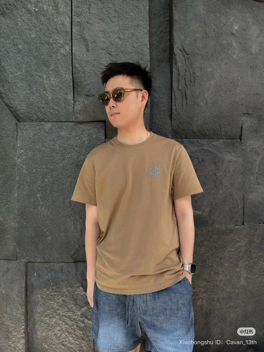 721-6 独家圆正 LEW金标男女同款超薄抽绳牛仔中裤 老朱穿L宽松舒适 商品图8