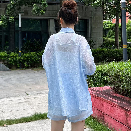 壁虎瑜伽【2507TZ389】夏季防晒宽松套装【5天发货】 商品图4