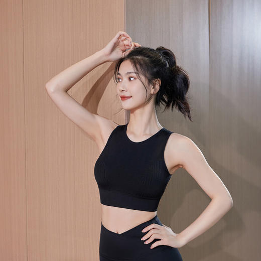 热卖！【超值2件装】AILISCOCO 镂空提花防震运动内衣 舒适透气 商品图2