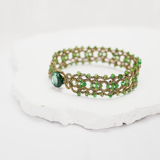 北京仓｜Lorina Balteanu-TRIADA-透辉石 手链［法国设计师］ 商品图0