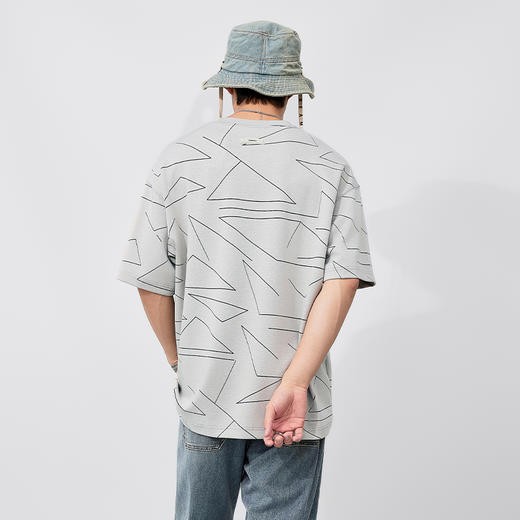 【新品上新】HX 夏季圆领短袖T恤Z102520002101/02 商品图4