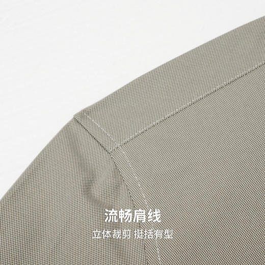 圣得西男士翻领经典长袖衬衫2025年秋季通勤易打理挺括有型上衣男 商品图8