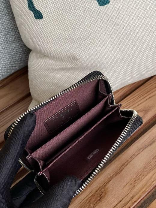 香奈儿 粒面牛皮拉链手拿零钱包（LZ） 商品图8