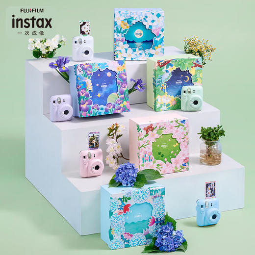 【国行正品】富士（FUJIFILM）instax mini12樱花宝贝(粉)花与她 限定礼盒 拍立得照相机即拍即得 商品图3