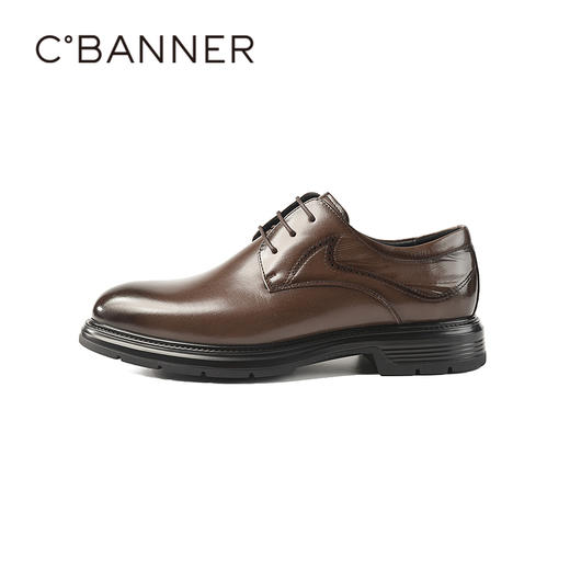 千百度秋季商务正装高级德比鞋男鞋A25401152 商品图1