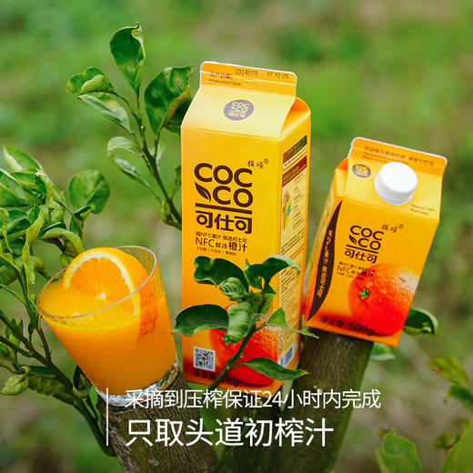 【国产NFC橙汁】只取头道初榨汁 可冷藏可加热 不加水不加糖不加添加剂AA 商品图1