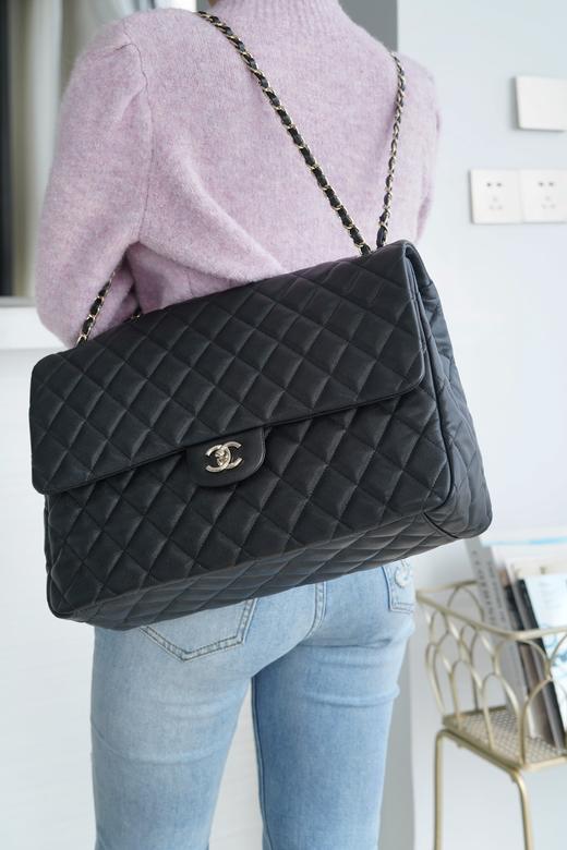 香奈儿   24C 新款“超大号CF”黑色 （LZ） 商品图6