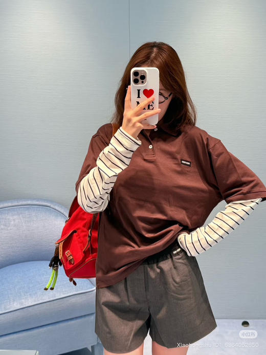 721-7 渠道圆正 miu精纺羊毛拼接短裤 我穿42码 商品图6