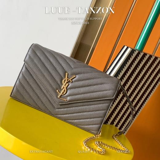 圣罗兰-MONOGRAM鱼子酱纹路原厂皮版本信封包（LZ） 商品图5