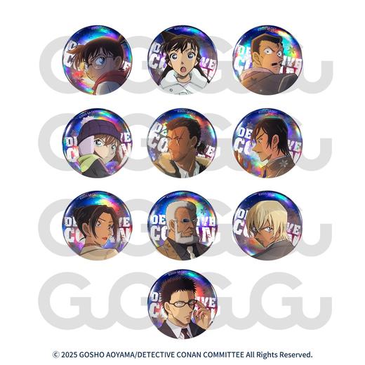 GuGuGuGu 名侦探柯南 独眼的残像 徽章 吧唧 10包/盒 国谷 商品图0