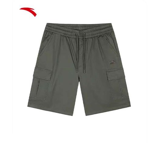 【M/L断码】安踏运动短裤男士夏季五分裤宽松透气工装休闲休闲运动短裤152438528R【库存有限，如无货将做退款，介意慎拍！】 商品图1