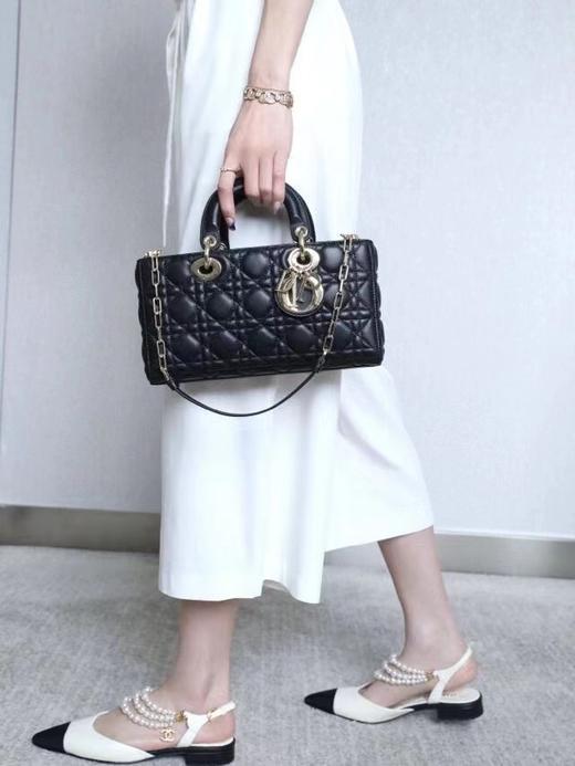 迪奥-LADY D-JOY 手袋【羊皮藤格纹】（LZ） 商品图6