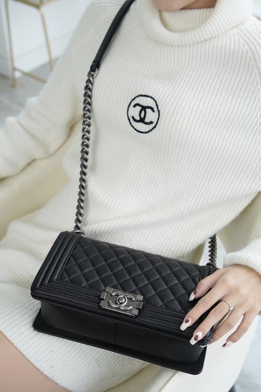 香奈儿-Leboy正品皮大球纹 鱼子酱（LZ） 商品图7