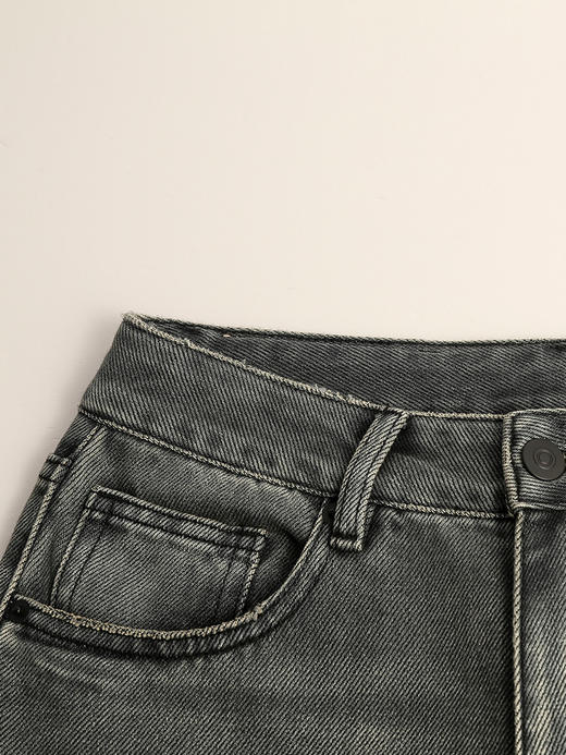 复古微喇牛仔裤女！高腰显腿长，秒变时髦精～ 商品图2