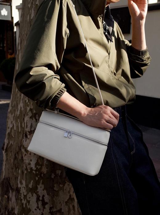 LP诺悠翩雅 牛皮单肩斜跨饭盒包 多色 大号（LZ） 商品图10