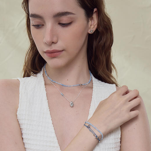 ARSIS｜曦海系列 曦海海螺双层项链 商品图3