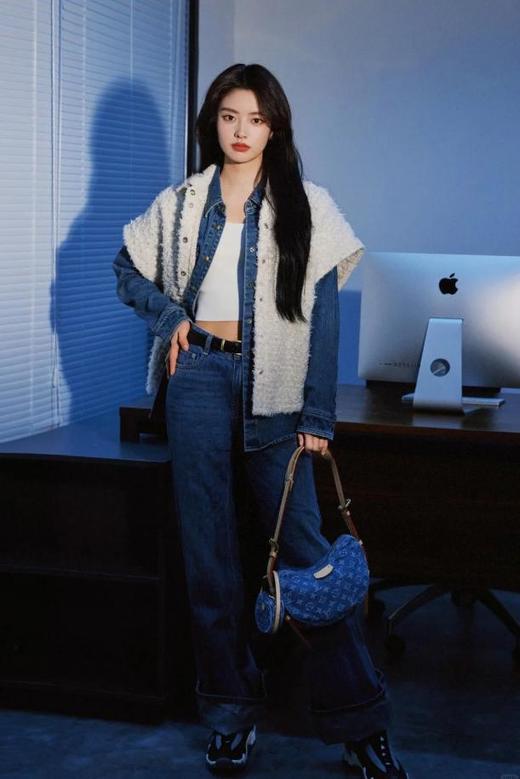 驴家  Croissant丹宁布牛仔可颂包(JPH) 商品图7