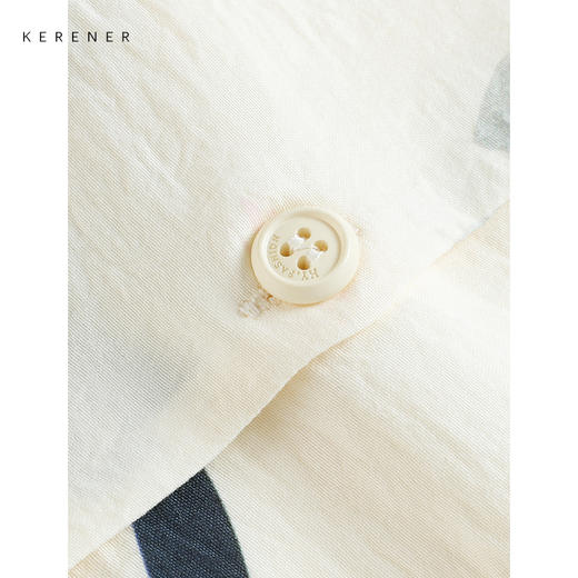 可人儿小众设计师新款女士睡衣夏季短袖可外出家居服三件套 商品图2