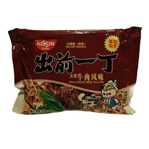 出前一丁 五香牛肉风味油炸方便面（面饼+配料）100g/包 商品图0