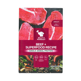 MM 山姆 比利玛格（Billy+Margot）澳大利亚进口 牛肉配方全价成年犬犬粮 9kg