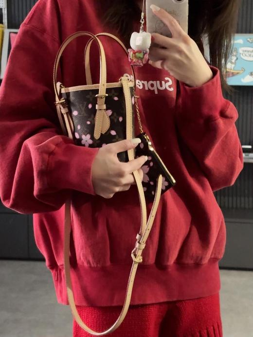 驴家 村上隆 联名款 CHERRY BLOSSOM樱花系列Nano Bucket 水桶包单肩手提包 （LZ*MM） 商品图10