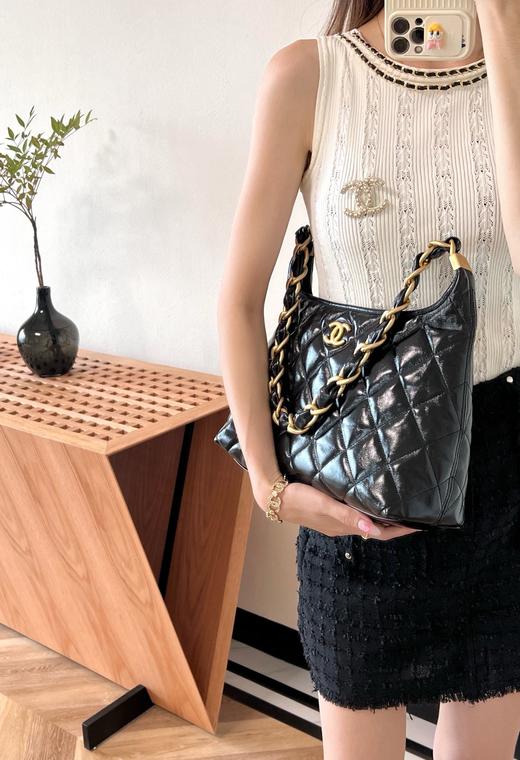 香奈儿 24a手工坊 hobo流浪腋下包（LZ） 商品图10