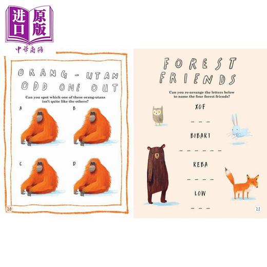 【中商原版】奥利弗.杰弗斯 我们在这里活动书 Oliver Jeffers Here We Are Activity Book 英文原版 儿童绘本读物 进口童书 商品图3