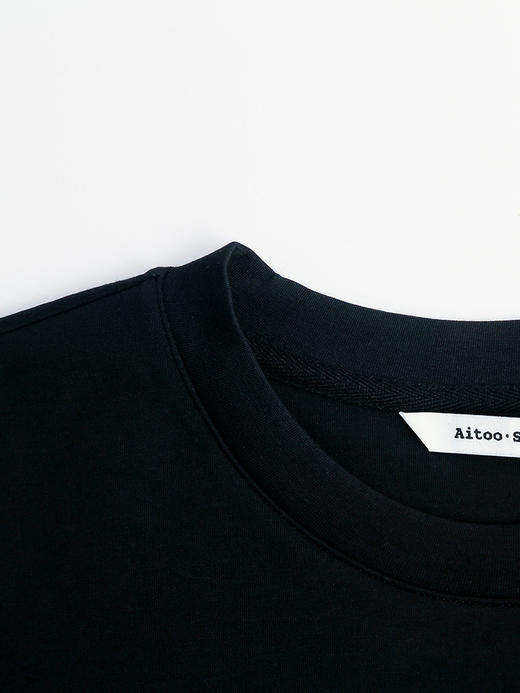 复古风拿捏～黑色印花 T 恤女 宽松短袖 个性图案潮酷上衣 商品图2