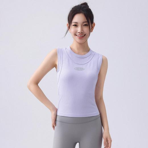 Gymicon能量符号 春夏新款瑜伽运动上衣女固定一体杯美背瑜伽服YABX2502 商品图1