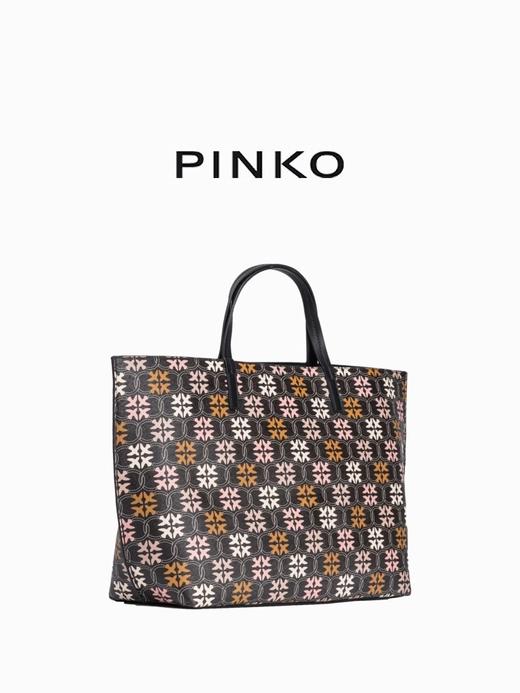 PINO经典老花撞色大容量手提托特包PIN051A1EM 商品图4